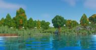 Oceano shader makes the water look amazing (Image via Minecraft)